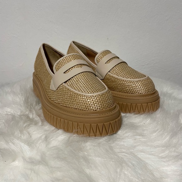 Schutz Viola Woven Loafers - WORN ONCE - Picture 3 of 4